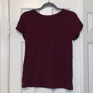 Plain, maroon top